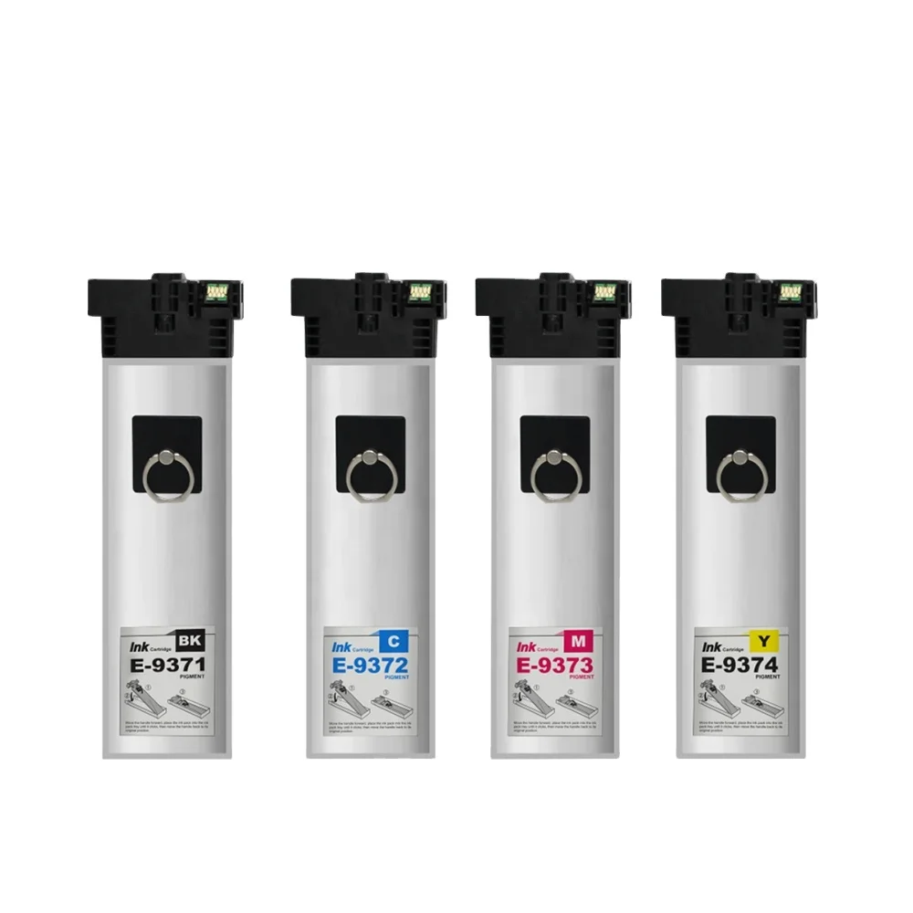 Tatrix T937 T9371 T9372 T9373 T9374 Premium Color Compatible Ink Bag Cartridge for Epson WorkForce Pro WF-C5290 WF-C5790