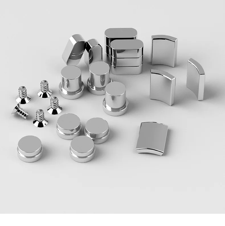 Magnetic Permanent Nickle Plated Industrial Block N35 Neodymium Magnet with Neodymium Magnets Generator