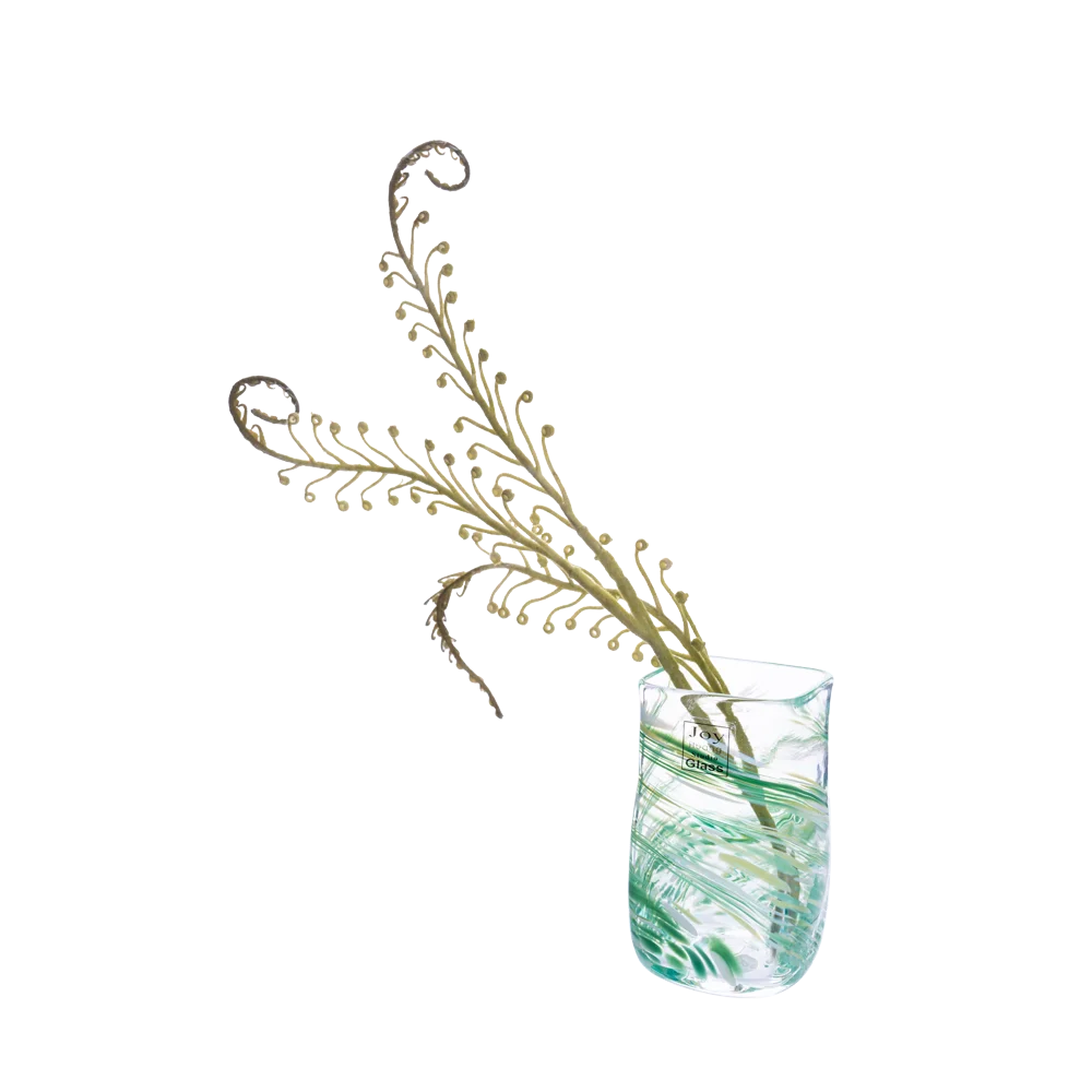 Modern square glass vases for flowers