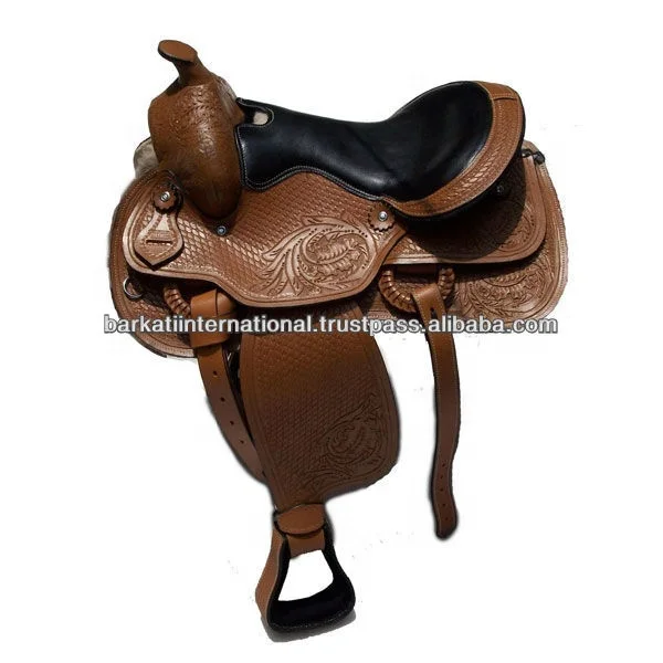 Hand Tooled western saddle