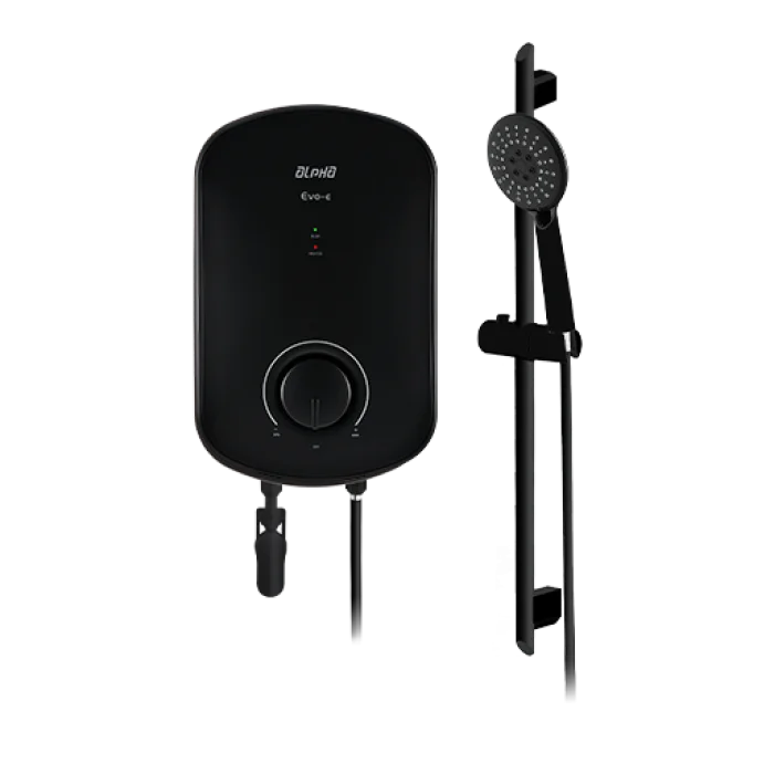 Лидер продаж Мгновенный водонагреватель EVO-I 3 5 кВт в матовой черной серии небольшой компактный дизайн со встроенным насосом постоянного тока для душа