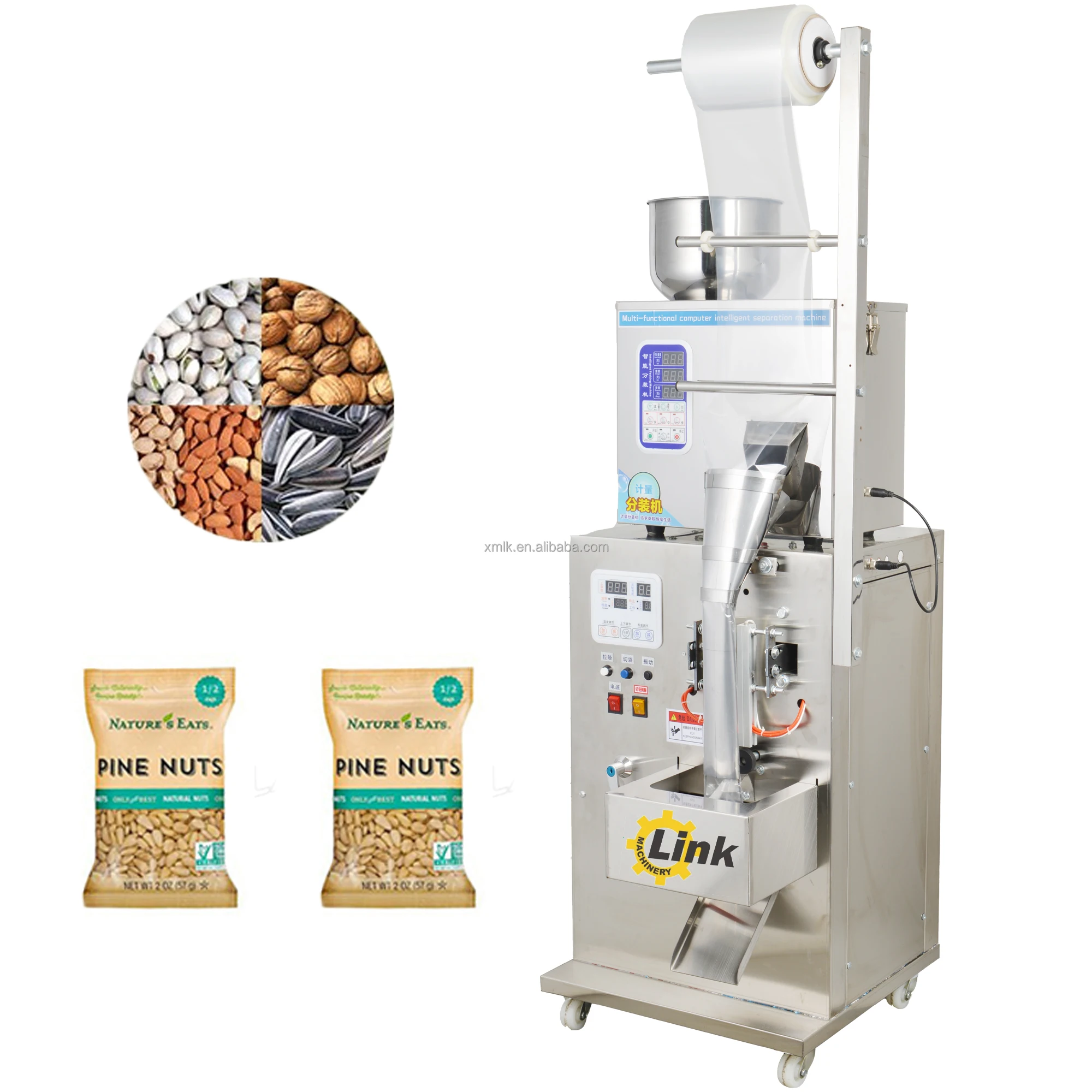 With Date Printing Factory Sale Cereal Flour Packing Machine White Sugar Bag Bean Grain Packing Machine