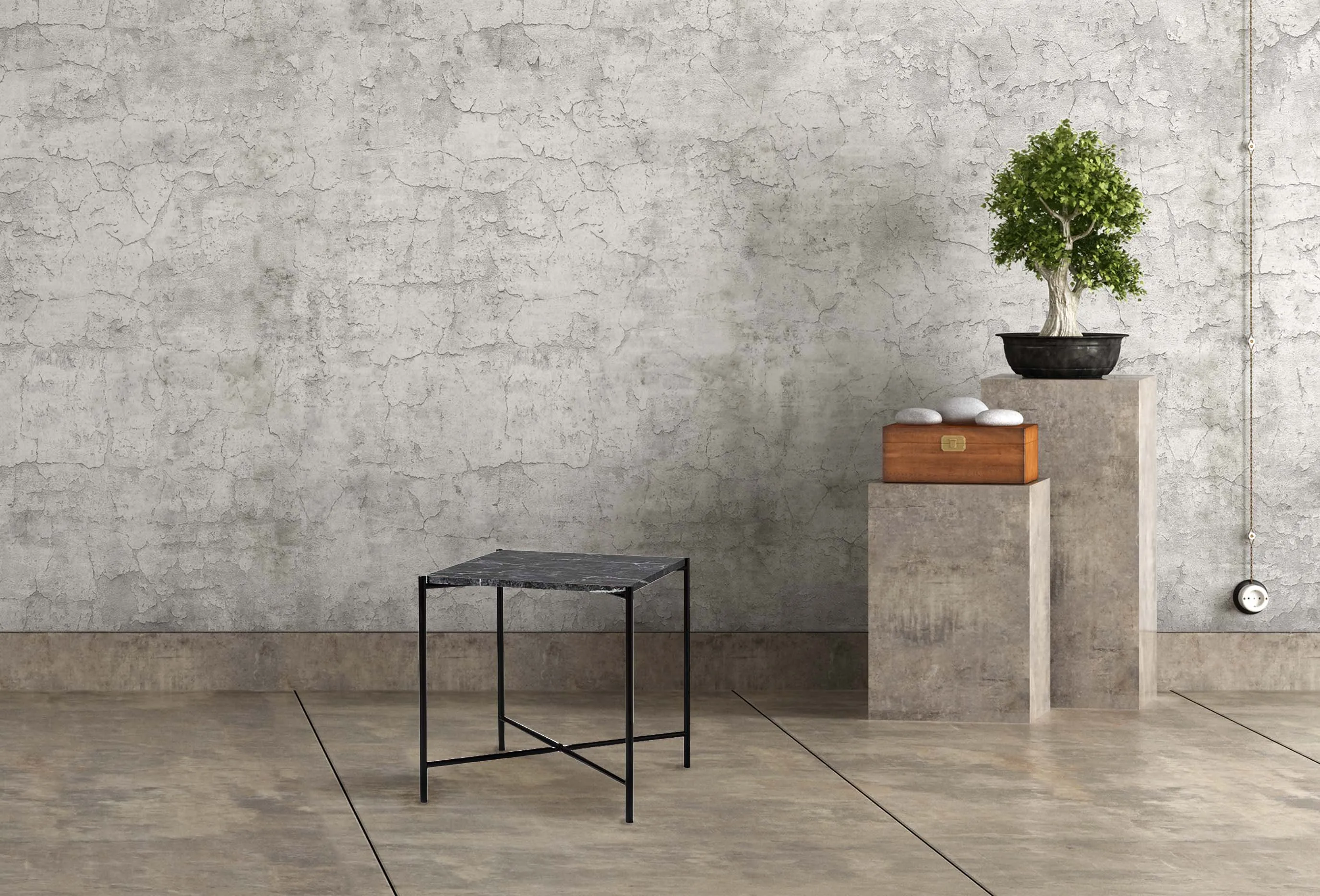 Best Item Classic Basic Black Bedside Table For Sale