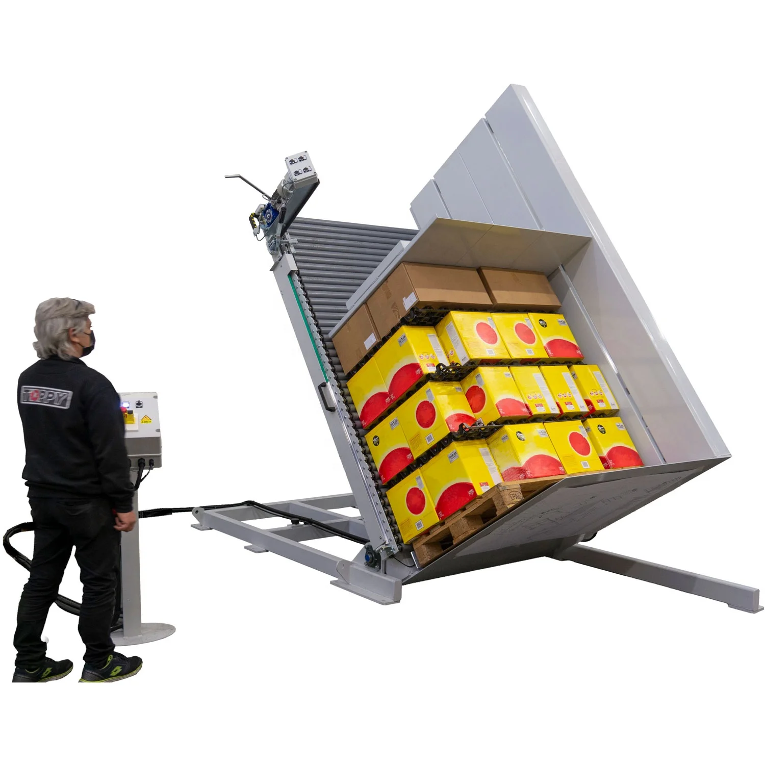 Best Pallet changer  L-Shape Silver Splitter split the load up to 60 pallet/h best quality