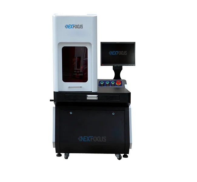 Engraving Machine / Jewelry Fiber Laser Marking Machine for Name Sign Steel Utensils Quantum Laser 20w color Mopa