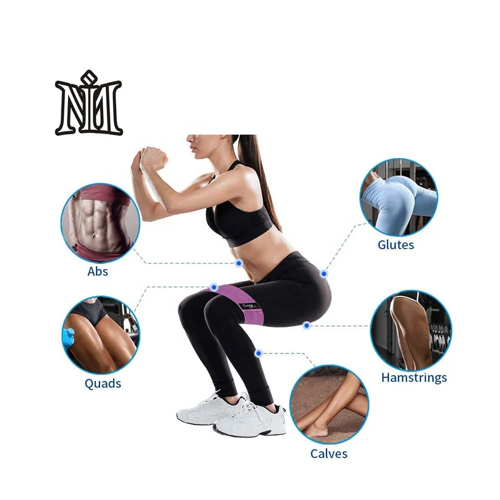  Фитнес окружность бедра ремешок самое лучшее качество горячей продажи большой попой; Цвет черный серый винный круг сопротивление фитнес-браслет