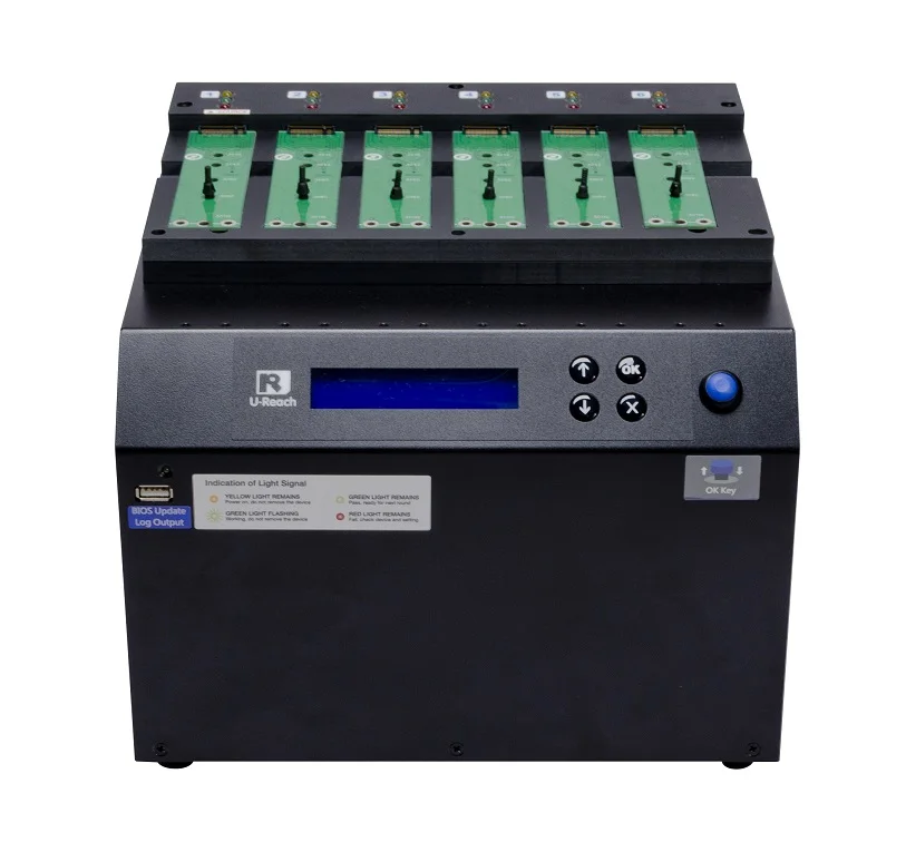 1 to 5 PCIe SSD M2 NVME Duplicator