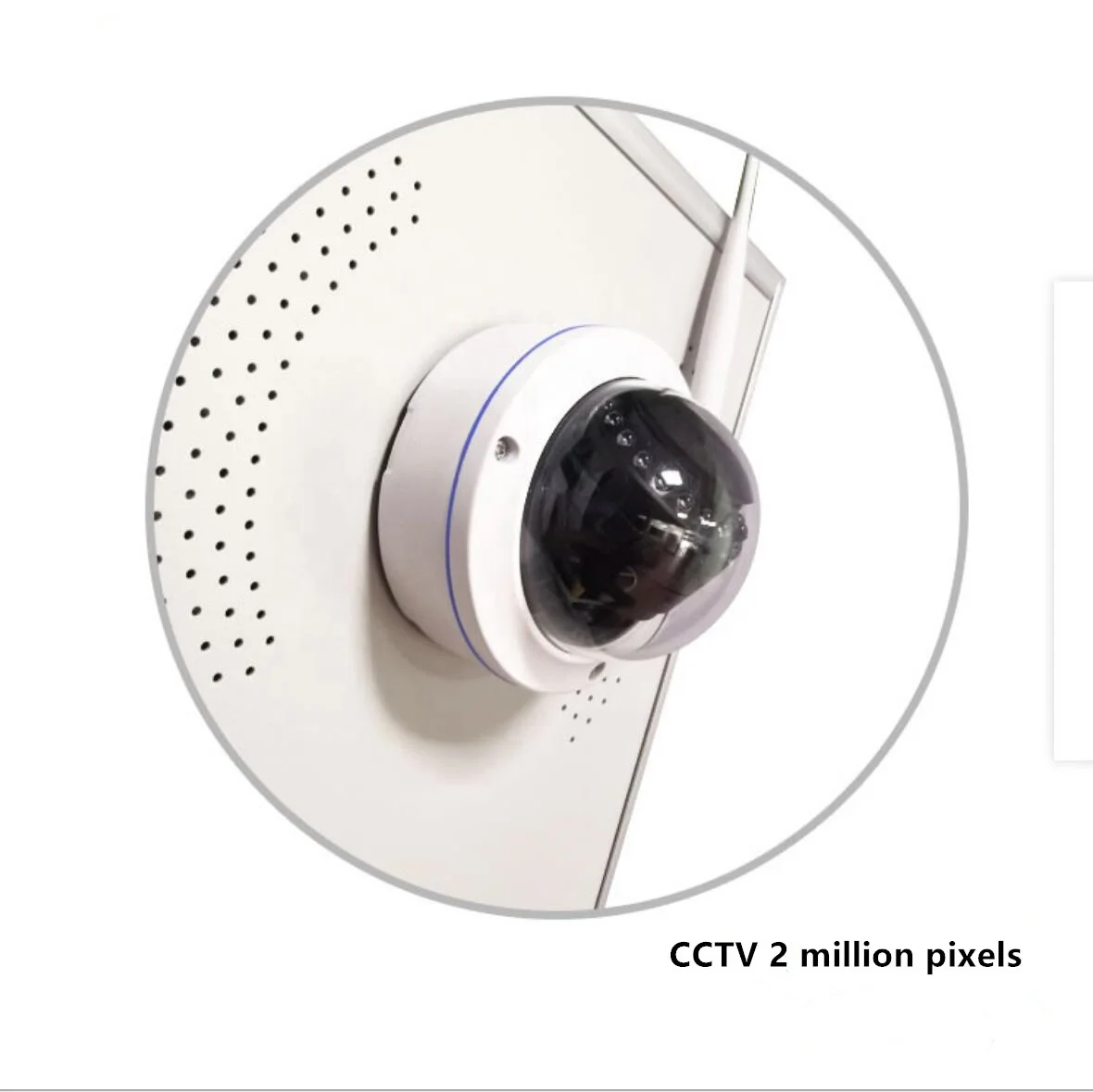 12.8V 30W all in one solar street light with CCTV camera