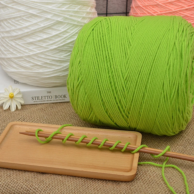 Acrylic Knitting Yarn Carpet Tufted Hand-Woven for Doll Scarf Sweater DIY Project Fancy Hand-Woven Knitting Thread