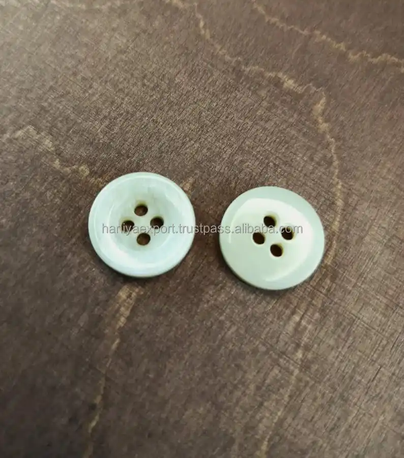 Real Light Horn Buttons 14mm 5pcs for Shirts, Jackets, Dresses, Linens, DIY for Men, Women, Children