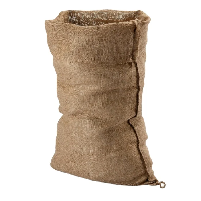 New Design Export Oriented 100% Jute Nature Color Jute Hessian Sacking Gunny Bag From Bangladesh