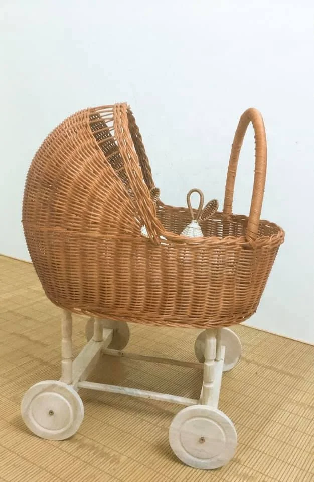 Вьетнамская ротанговая кровать, Бамбуковая ротанговая детская кровать, распродажа, ротанговая детская подставка