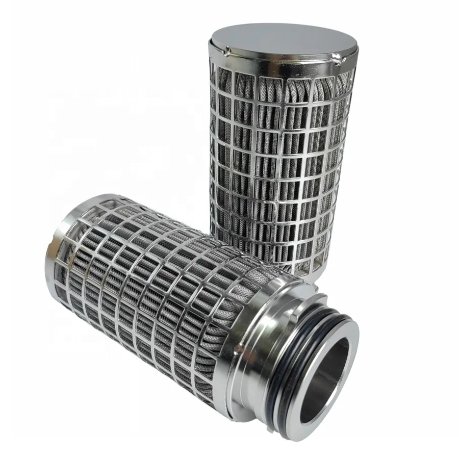 0.2 0.5 1 5 10 25 50 micron Backwashable Titanium Stainless Steel mesh Sintered porous Metal filter cartridge