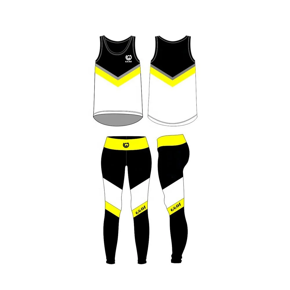 
Woman Female Yoga Top Tank Leggings Sets 