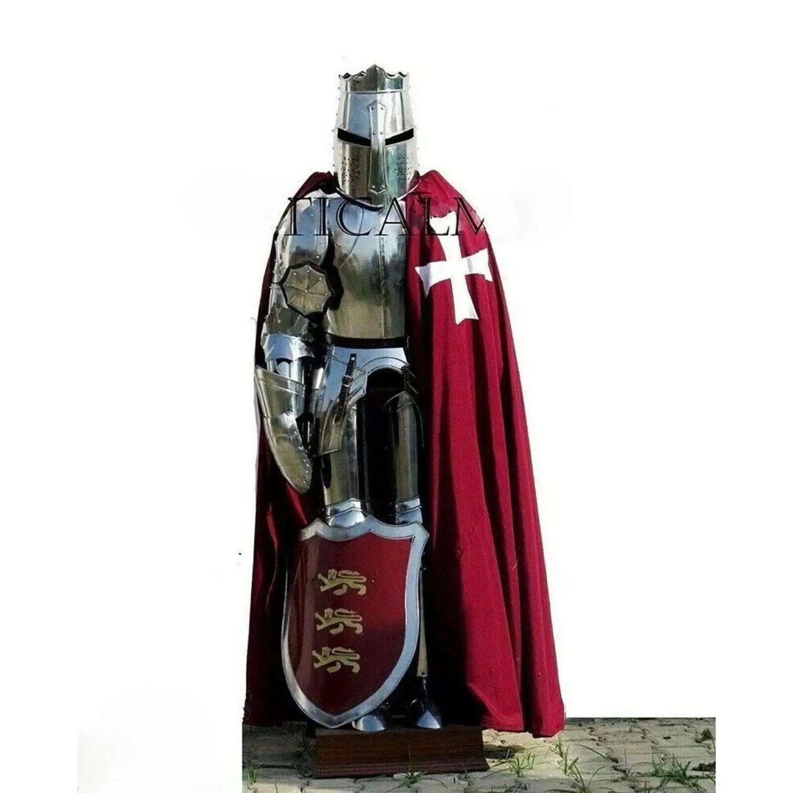 Medieval Suit Of Armor Knight Crusader Gothic Full Body Armor Outfit Halloween Costume