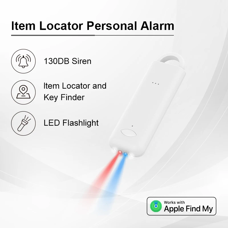 Find My tag airtag portable smart gps child tracker with sos alarm and flashlight
