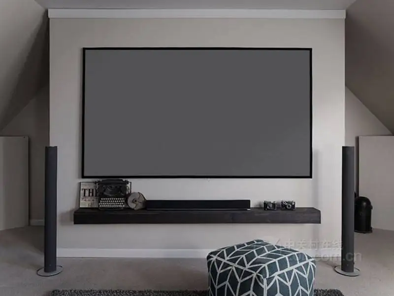 TELON Amazon Hot Sale 120inch 150 inch ALR UST Ambient Light Rejecting Projector Screen with High Quality