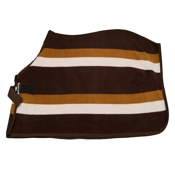 High Quality Wholesale Horse Fleece Outdoor Rug Custom Logo Equestrian Print Polyester Turnout Horse Blanket Manufacturer