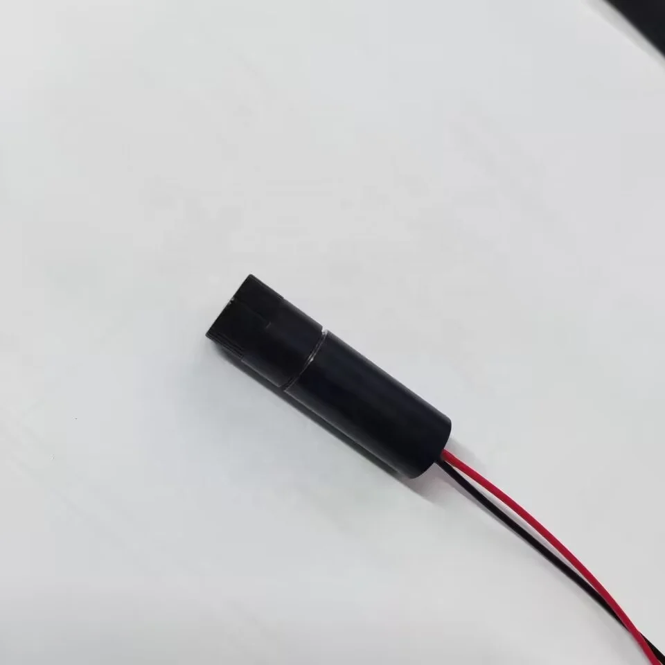 12x40mm high power RED laser cross hair Line laser diode module fan angle 50 degree  635nm 10mw focus beam adjustable