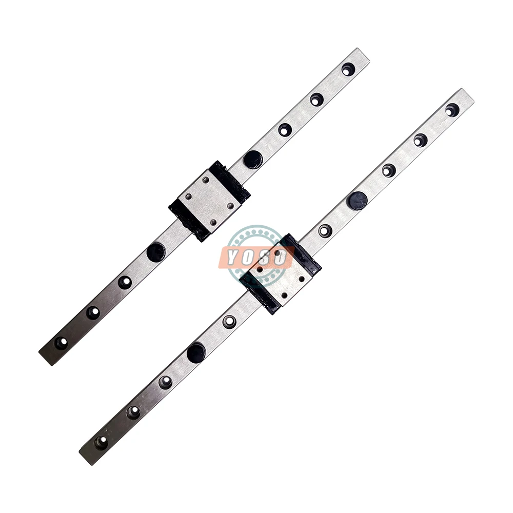 Free-cutting Length Linear Rail Factory High Precision Guide with Low Friction Slide Block YOSO CNC Linear Guide
