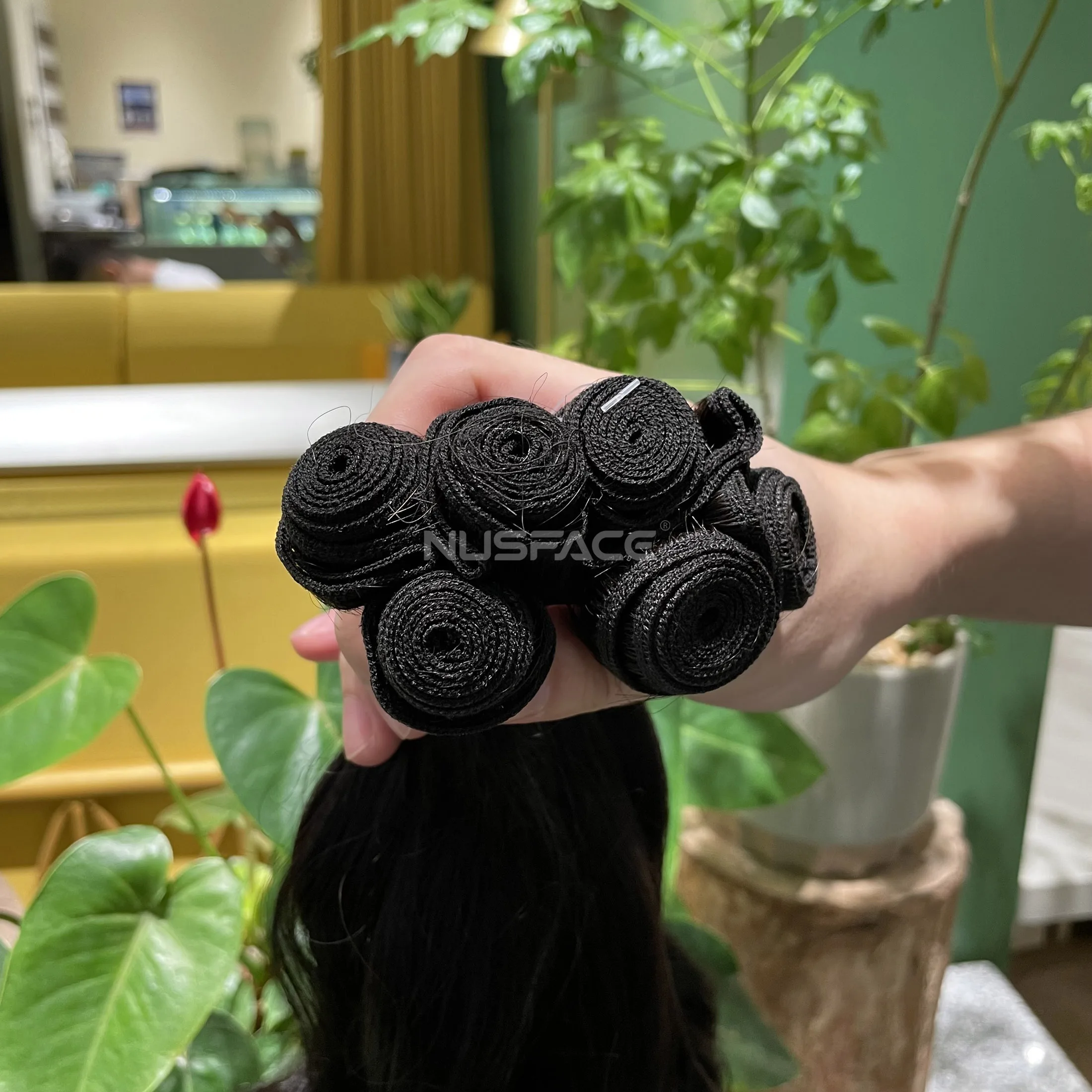 One Donor  Raw Virgin Cuticle Aligned Hair bundle Super Funmi Hair Double Drawn Egg Curl 100% Human Hair