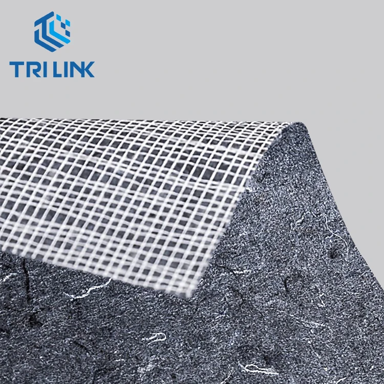 E- glass Fiber Tissue With Compound Base Fiberglass Composite Mat With Good Quality For Waterproof Materials