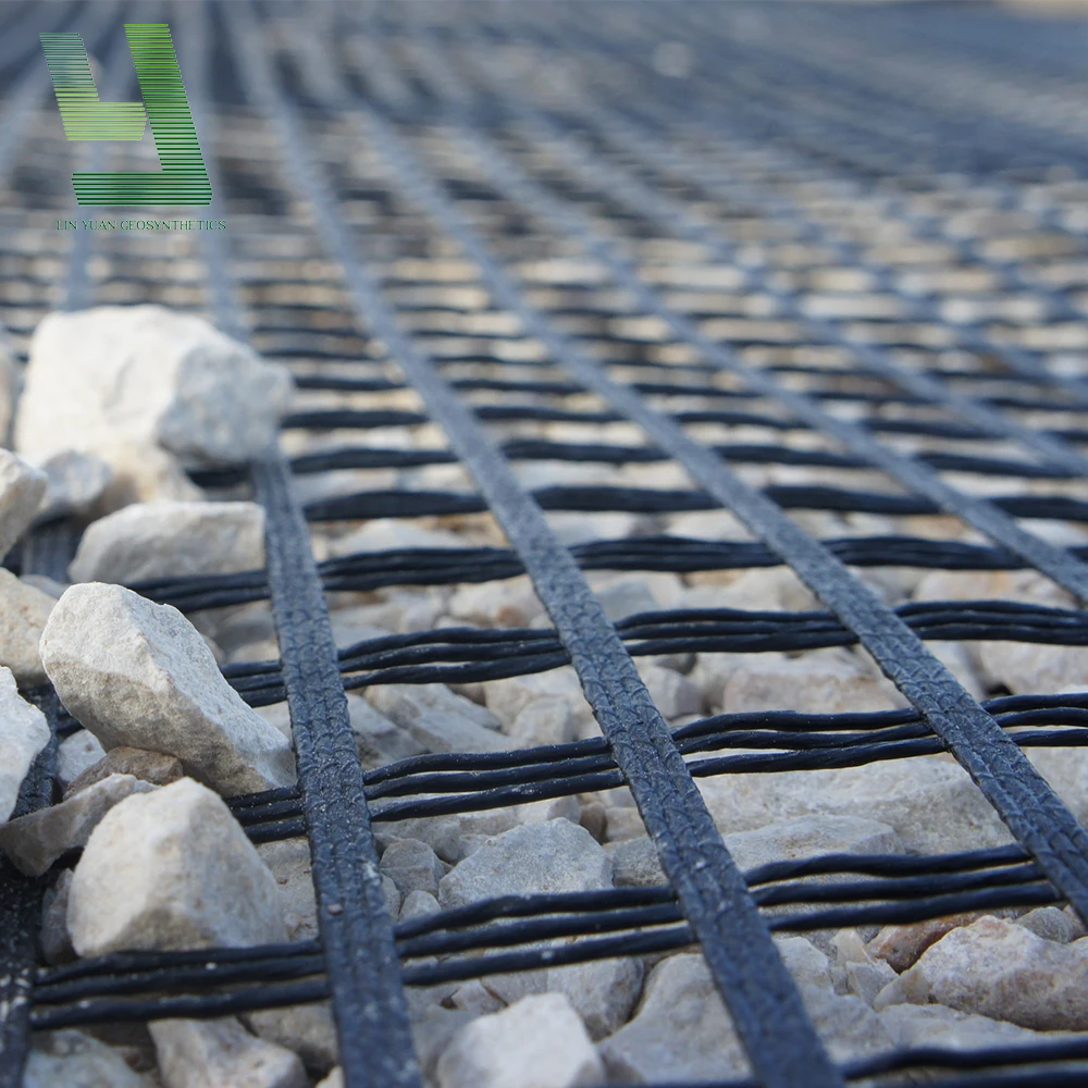 High Strength Biaxial /Fiberglass Plastic Geogrids