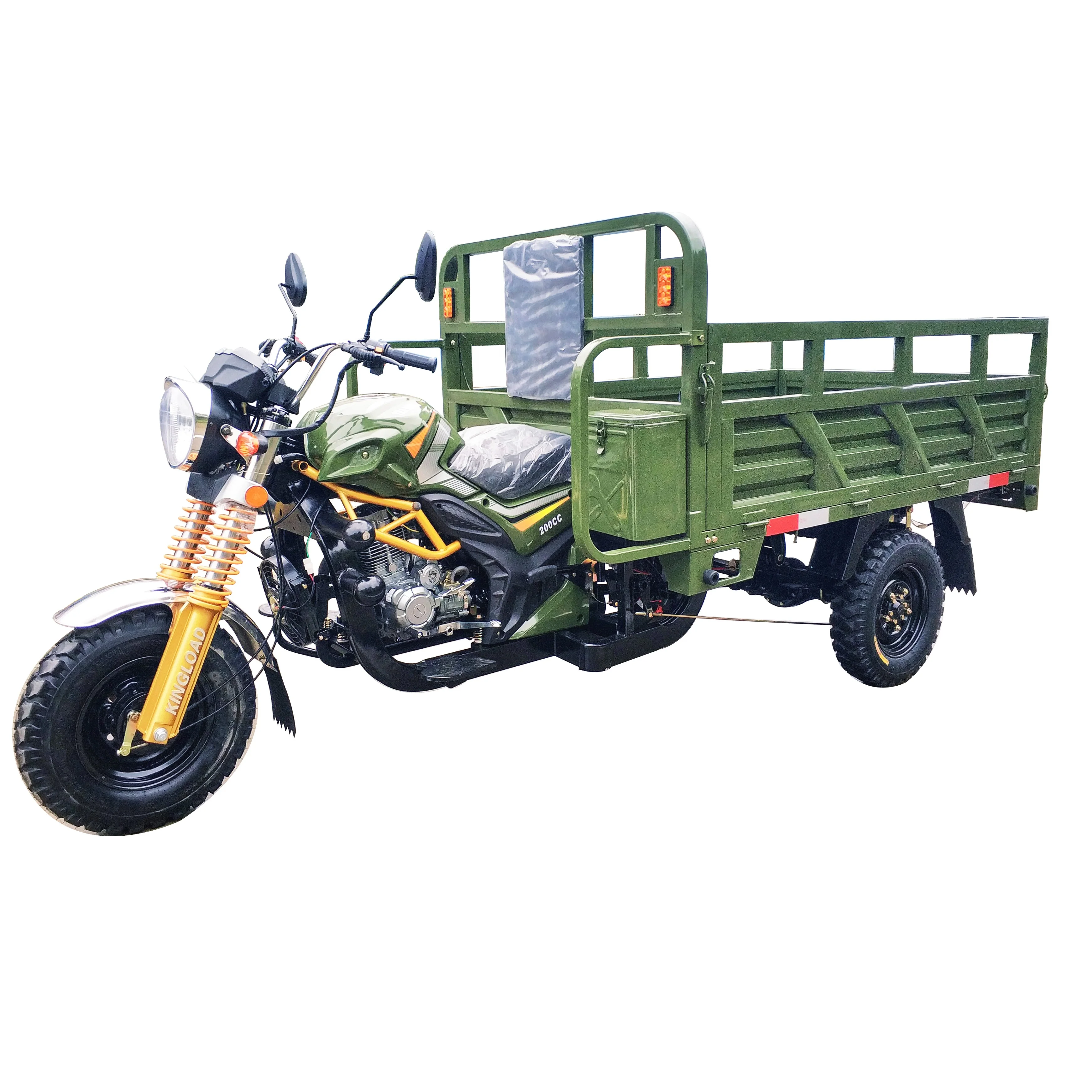YAOLON tuk tuk adult rickshaw design lamp gasoline petrol 3 wheel motorcycle Tricycles Motorized tricycle cargo