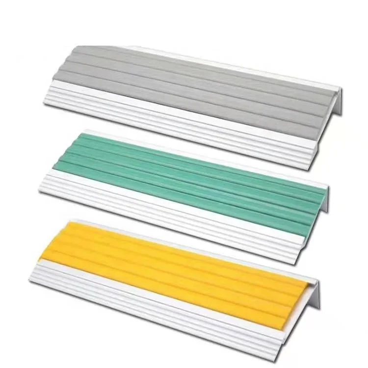 Rubber Stair Corner Trim, Non-Slip Step Tread L Shape Stair Edge Protector