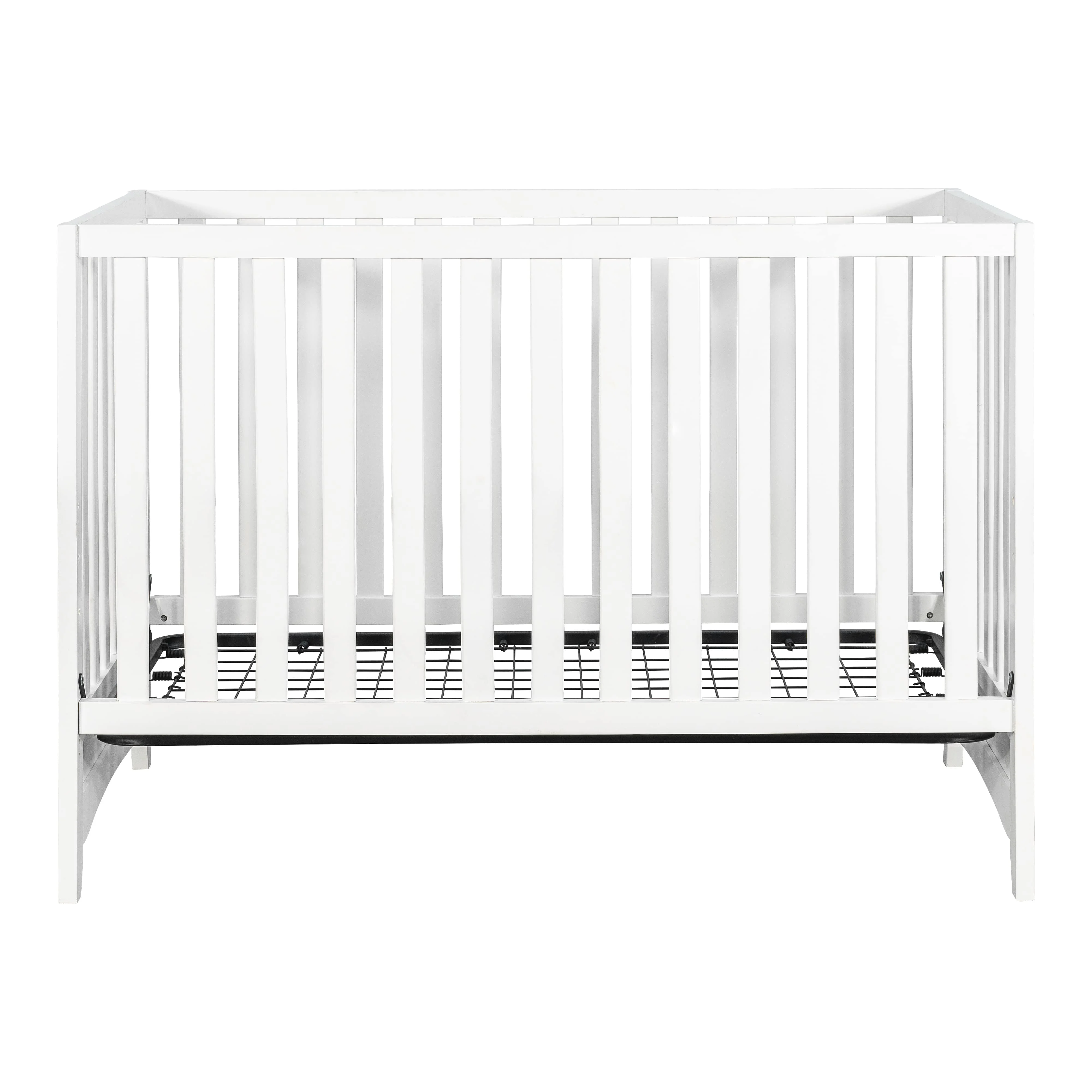 OEM Modern Simple Natural Solid Wood Crib for Home Bedroom School for Children and Babies Safe for Children