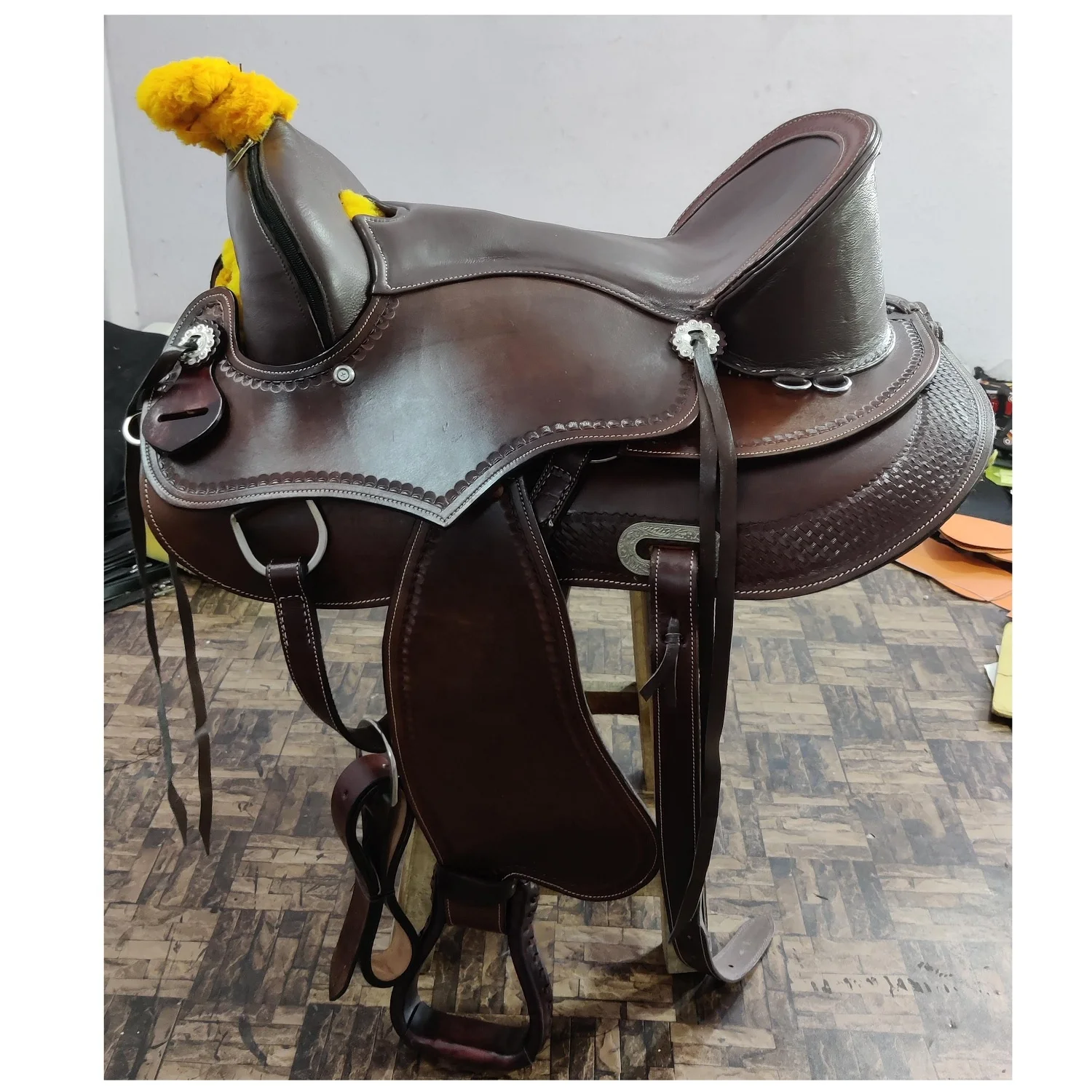 Leather Saddle Hand made Horse Saddle Western Saddle