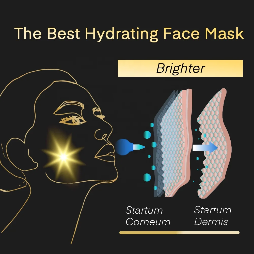 manufacture masken cooling fairness solution beauty facemask whitening face mask for women