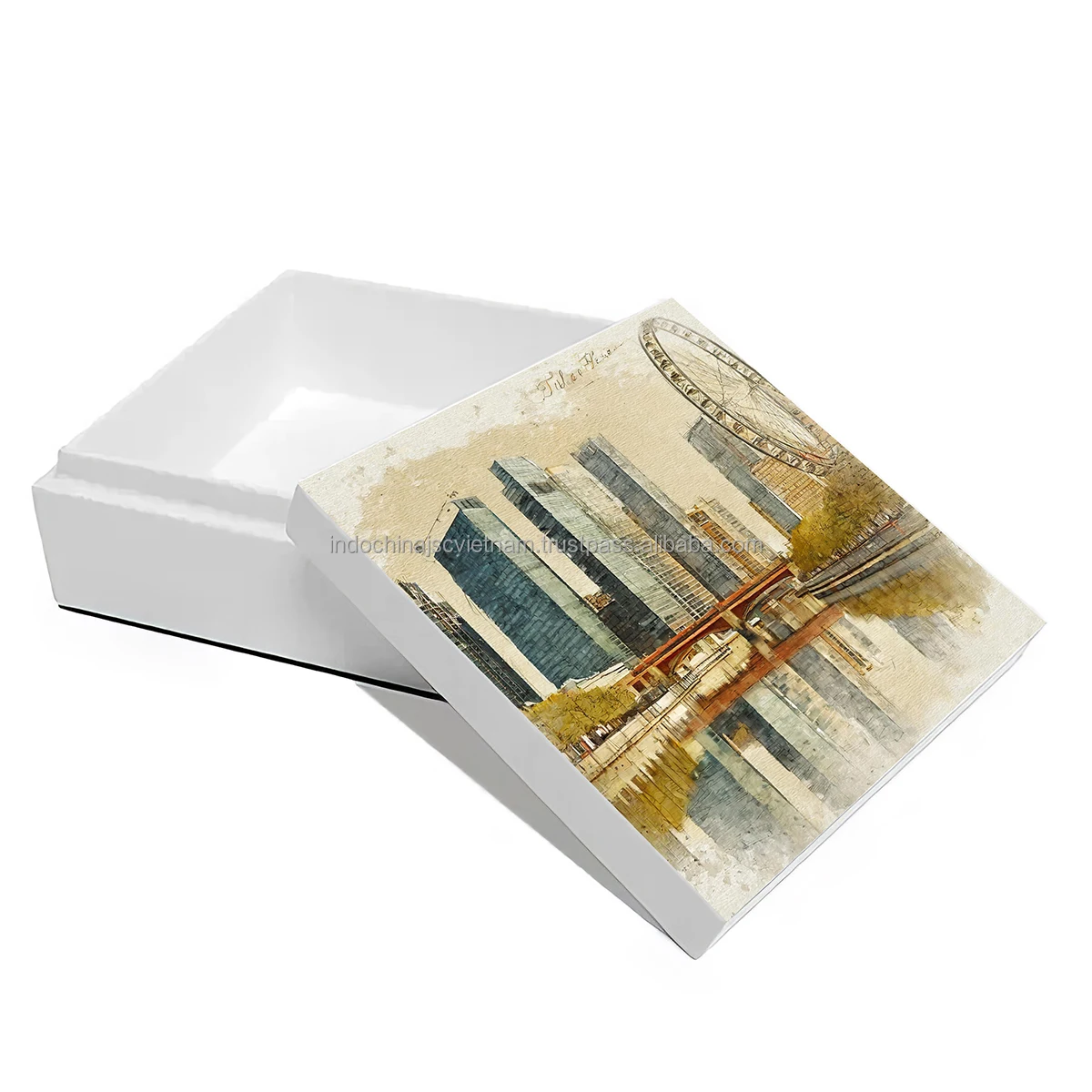 Wholesale Lacquer Jewerly Box Table Decoration, Lacquerware Serving Basket Trays Singapore Patern Best Price Vietnam