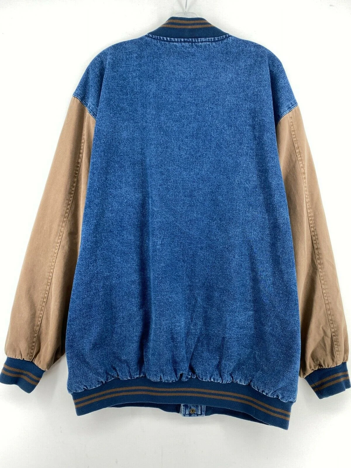 Denim jeans Varsity Bomber Blue Jean jacket