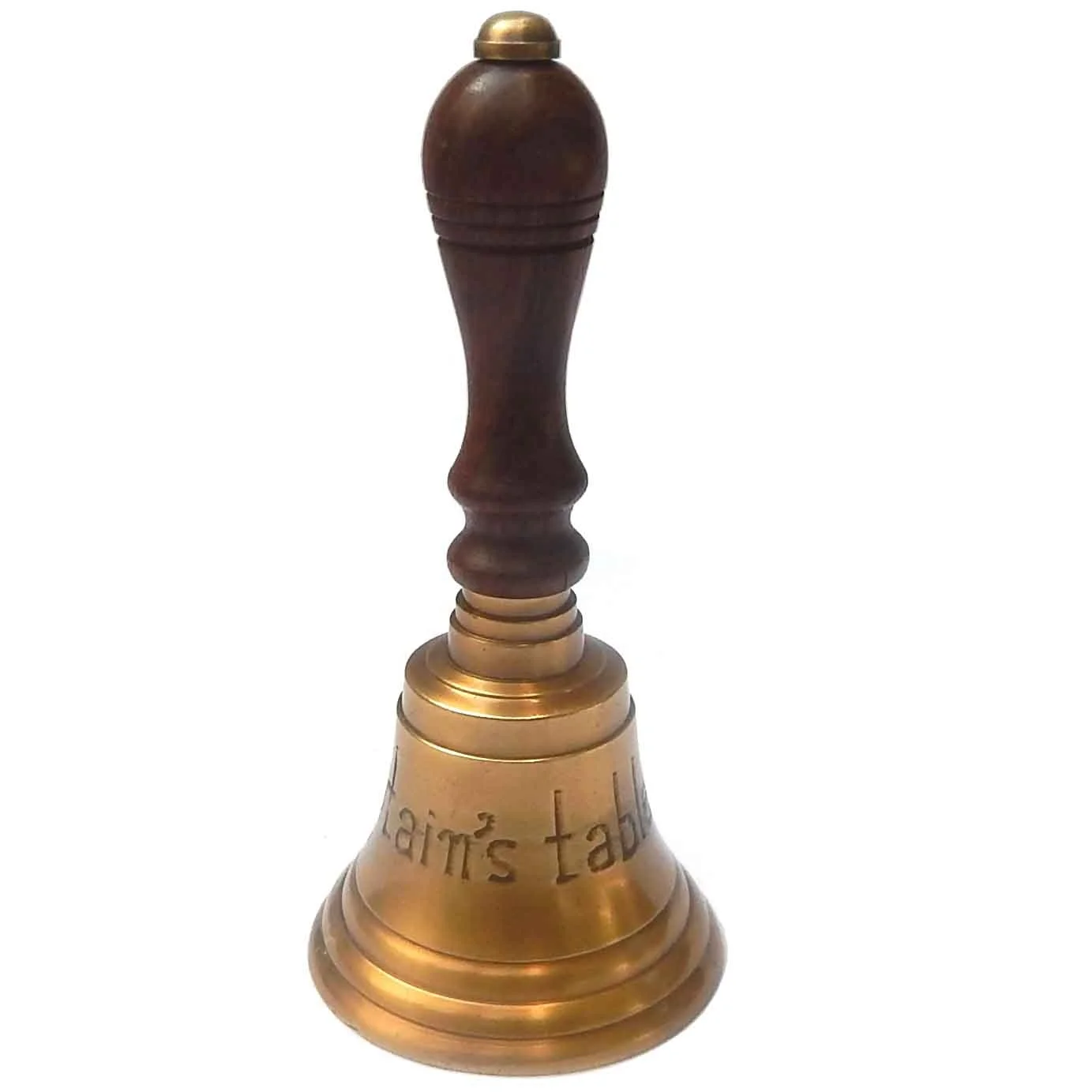 Top selling Modern Design Brass antique Ship  Table Bell High quality  Dinner Bell solid brass school bell