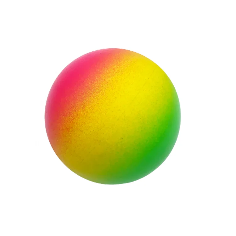 Squash Balls in Rainbow colors Hi Bounce Ball Handball Rainbow Ball at School 60mm