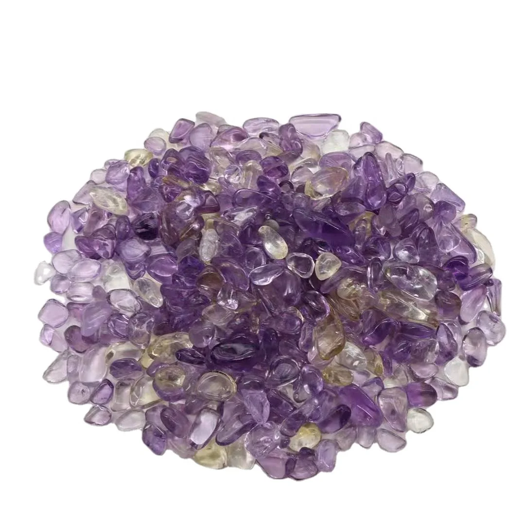 Natural crystal amethyst crushed crystals for crafts polished crystal semi precious stone crafts stones for clothes decoration (11000002018182)