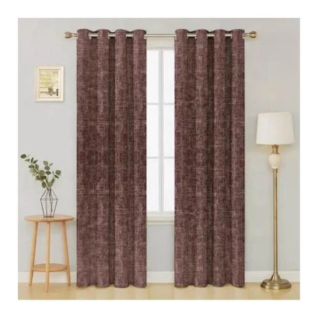 Ring Spun 100% Cotton Embroidered Thickened Shading Curtains For Living Room Bedroom Home Decoration Custom Partition Curtains