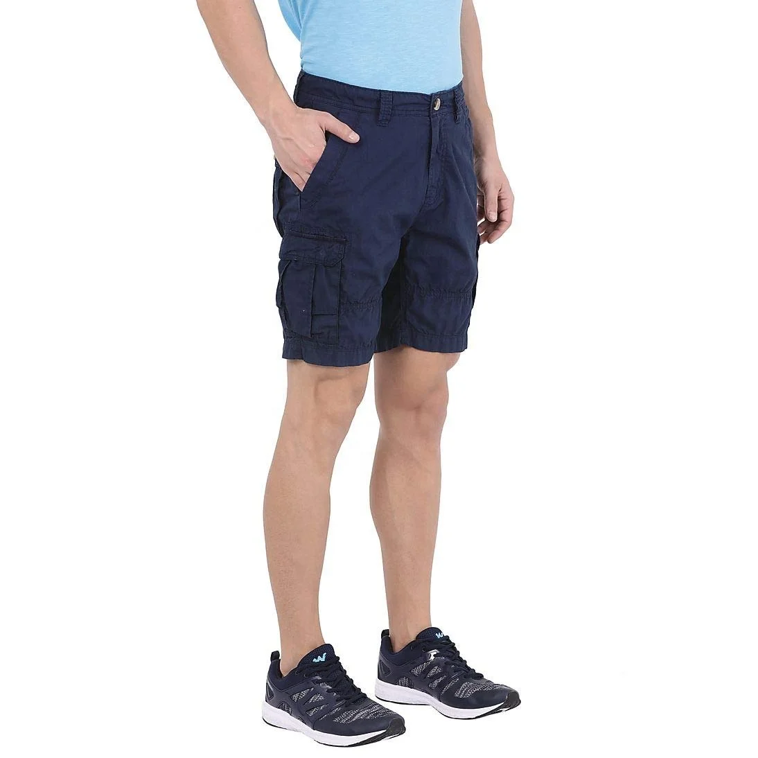  Мужские быстросохнущие шорты-карго с вышитым логотипом на заказ Регулируемая пряжка Функциональный ремень повседневные шорты-Карго