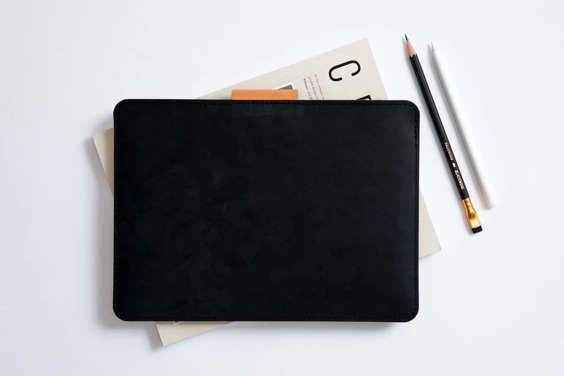 Premium Leather Tablet Cover Work Business Travel Genuine Leather Protective High Quality Tab Sleeve Cover Pouch
