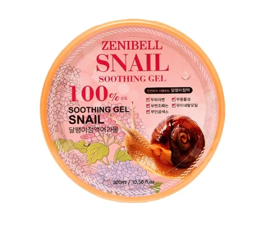 korean cosmetic ZENIBELL Snail Soothing Gel 100% Natural skin care Moisturizing Less stickiness soothing nutrition