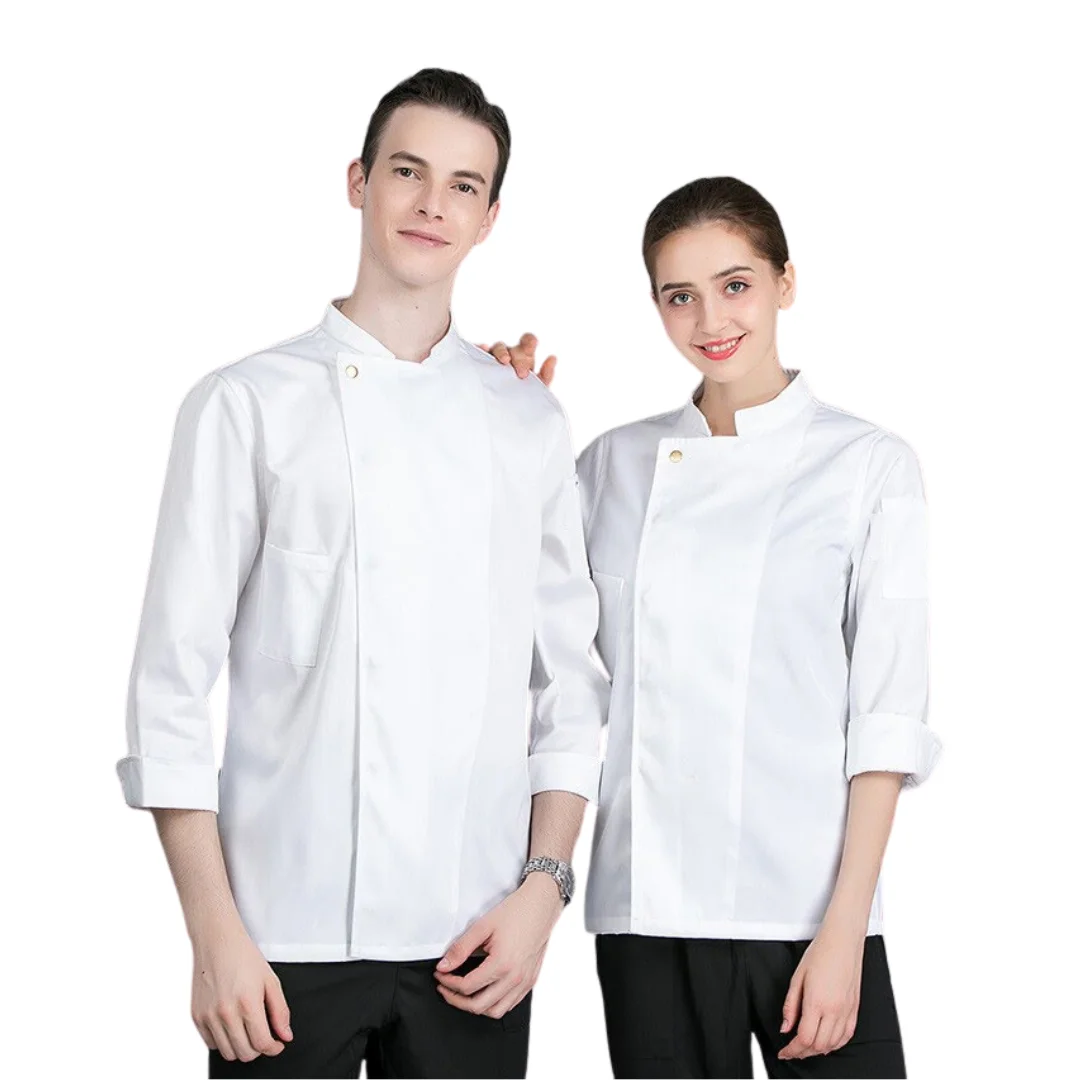 SPECIAL OFFER chef uniform cooking wear summer chef uniform clothing white/black modern durable - FMF uniform - LOW MOQ