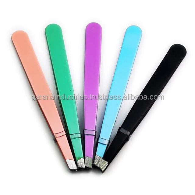 
Multicolor Hair Eyebrow Plucker Eyebrows Tweezers 