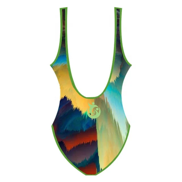 80% polyester 20% spandex new design 2023 Women one piece body suit 1 piece sexy bikini swim wear hot beach wear bathing wear