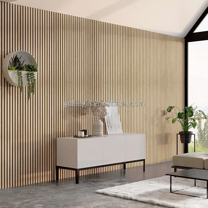 Acupanel Wall Panel Wandpanel Akoestische Panelen Hout Akustik Panel TV Wall Slat Panel Akupanel
