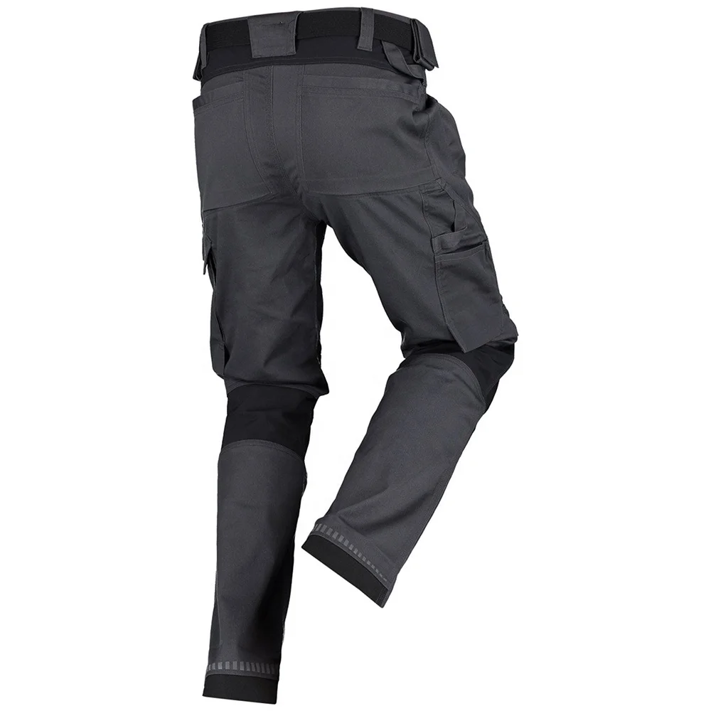 Multi-dip polyester/cotton multi-functional wear work trousers work pants