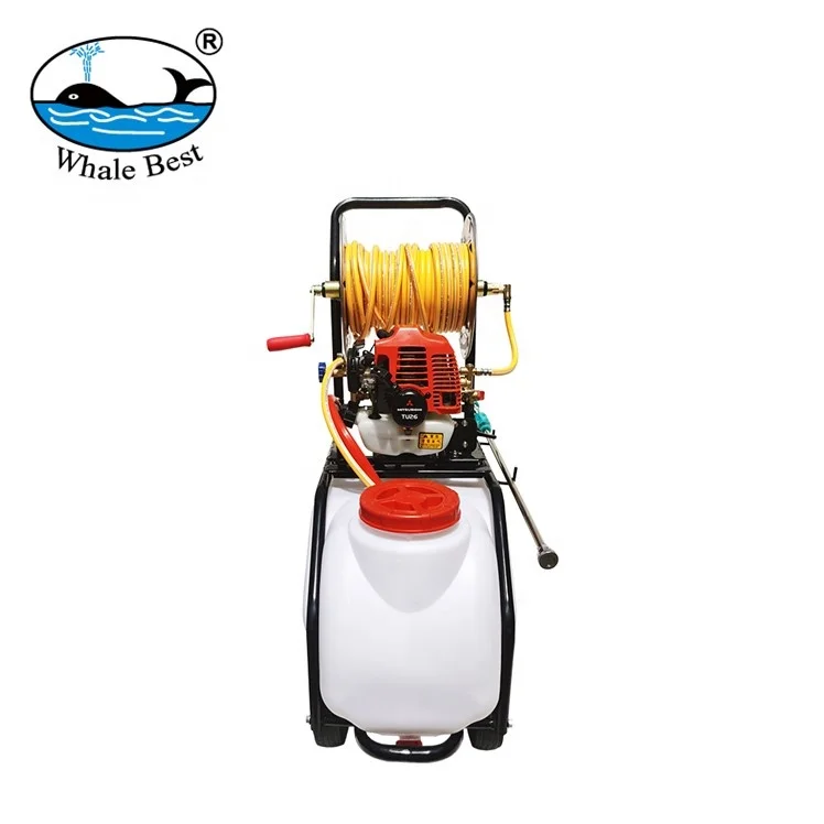 Custom agriculture portable trolley power spray