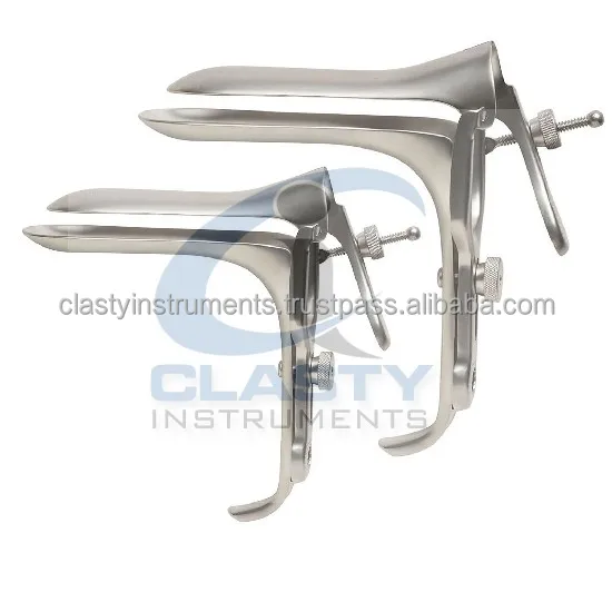 2 GRAVES VAGINAL SPECULUM MEDIUM + LARGE GYNECOLOGY SURGICAL OB/GYN INSTRUMENTS STAINLESS STEEL INSTRUMENTS