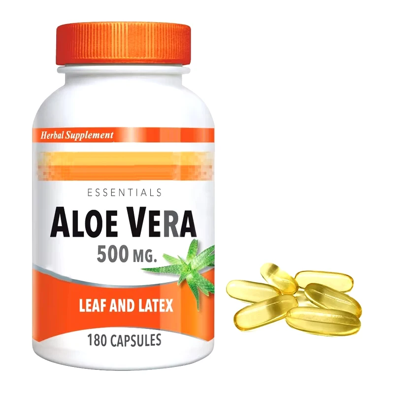 OEM/ODM Best Price Natural weight loss Aloe Vera Extract Soft slimming  Capsule Aloe Vera softgel for supports healthy  Capsule