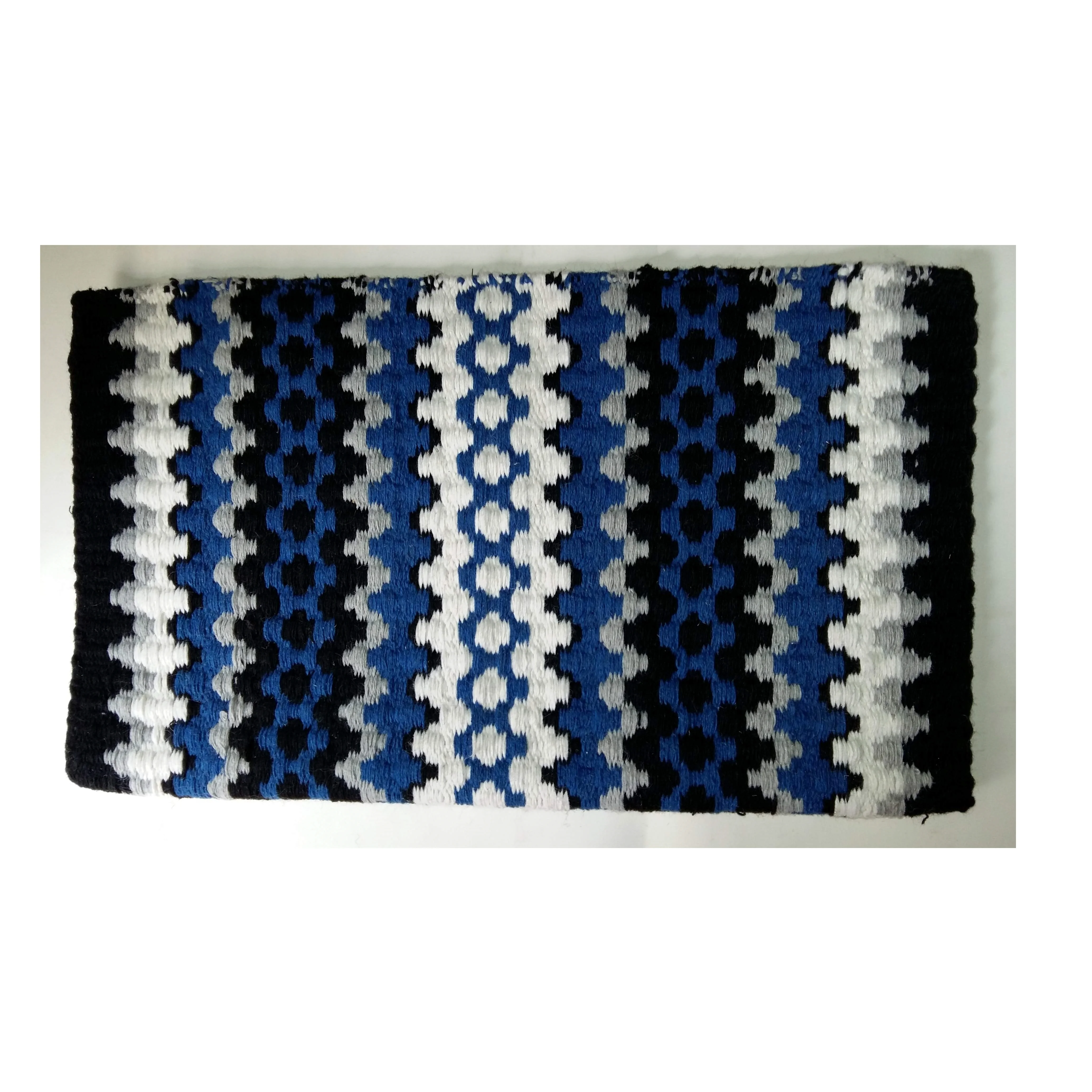 Lightweight Western Woolen Saddle handmade Blanket and Handloom Dari Pad/ Custom design woolen saddle blanket